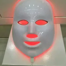 Уход за лицом, красота, светодиодная маска, 3 цвета, фотон, светильник, акне, точечное омоложение, спа, маска для красоты