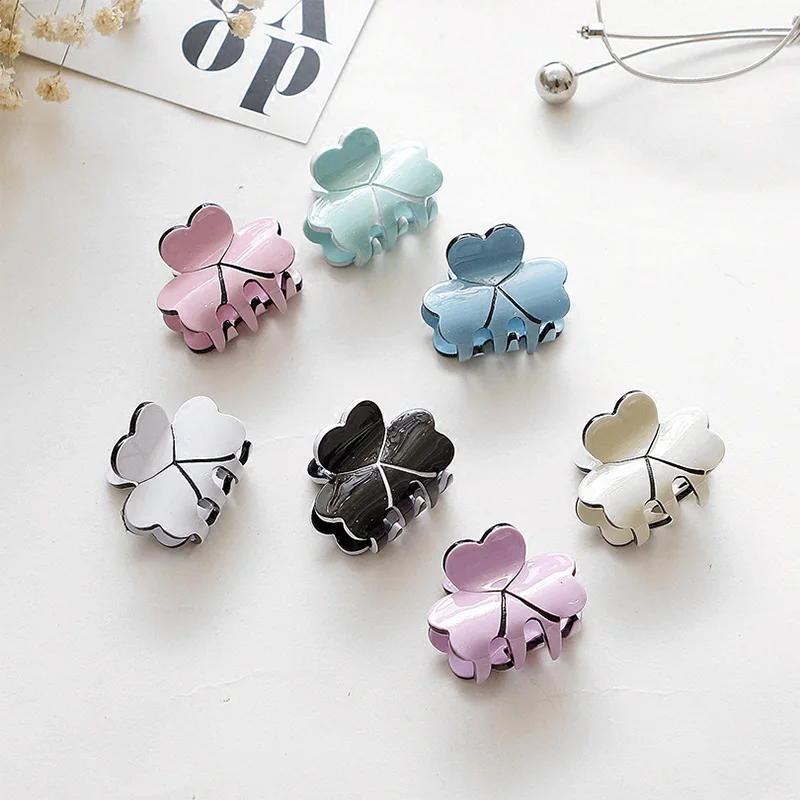 1PC New Korean Women Cute Acrylic Solid Small Hair Claws