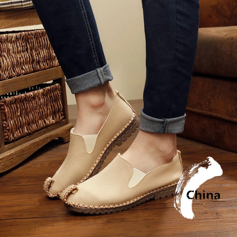 Misalwa Männlichen China Klassische Leinwand Casual Slipper Schuhe Blau Gelb Mesh Stoff Denim Ramie Hand-made Drachen Wohnungen Turnschuhe schuhe