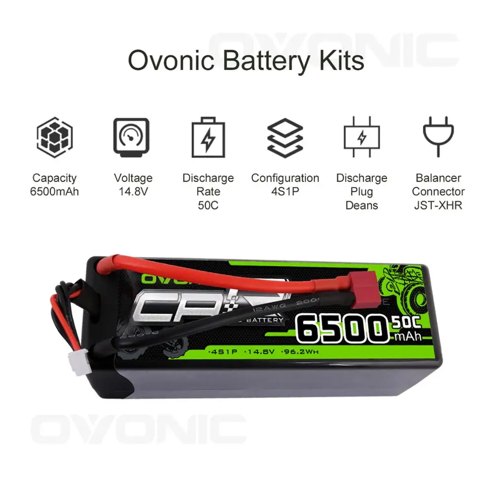 Автомобильные аккумуляторы osonic RC 6500mAh 4S Lipo аккумулятор 14,8 V с декантами XT60 XT90 Разъем для автомобиля лодки Heli Quad