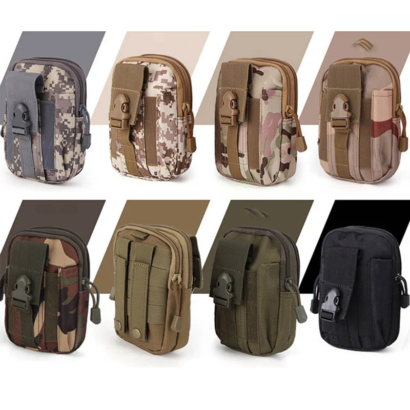 

Waist Belt Holster Case Wallet Purse Tactical Molle Pouch Utility Gadget Bags For Cellphone Running Bag