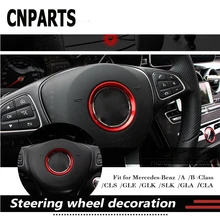 CNPARTS для Mercedes W204 W205 W211 A B C E CLS GLE GLK SLK GLA CLA класс AMG стайлинга автомобилей колеса кольцо наклейки аксессуары