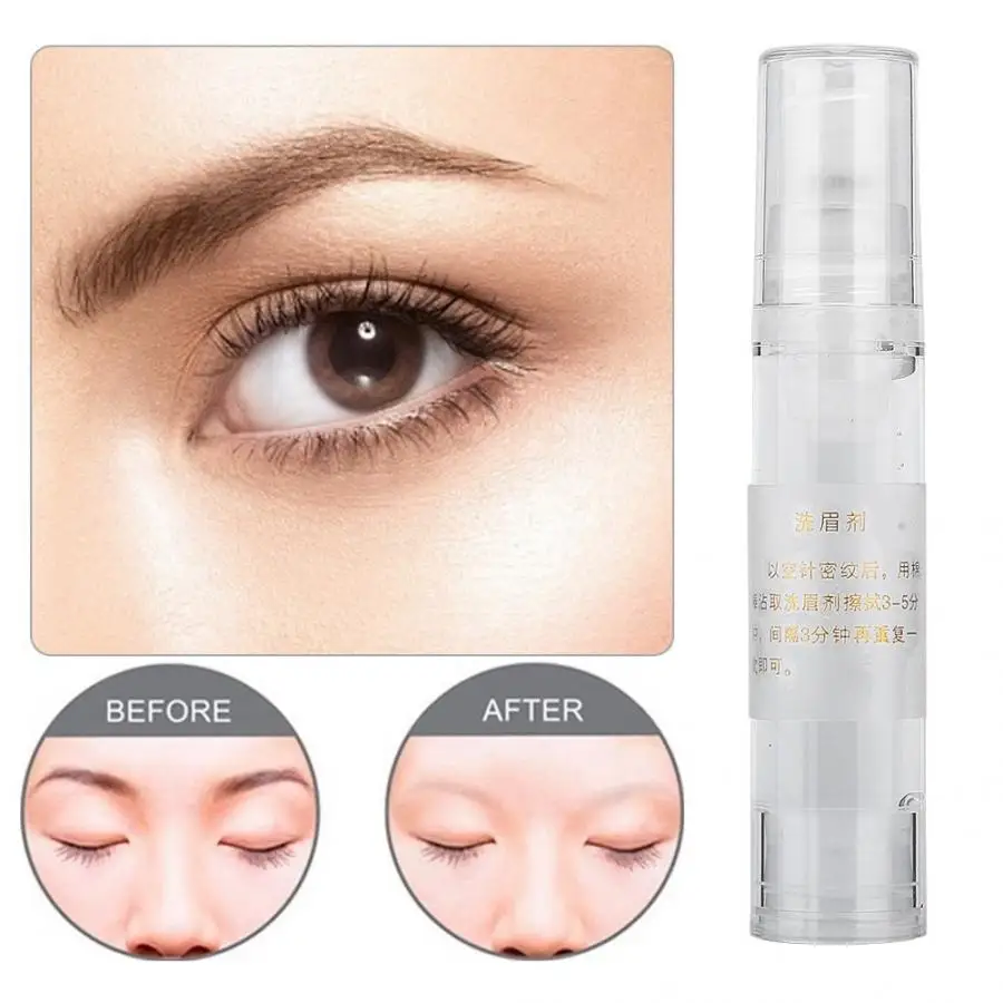 

15ML Semi-permanent Tattoo Pigment Color Auxiliaries Eyebrow Tattoo Removal Agent Fade Tattoo ink