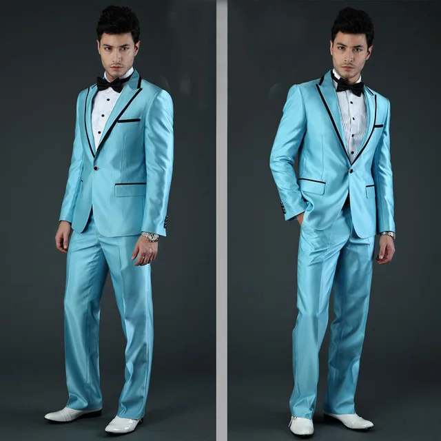 2019 мужские блестящие стильные костюмы модные формальные мужские свадебные деловые Смокинги Костюмы из 2 предметов на заказ костюмы