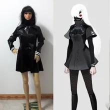 Tokio Ghoul Kaneki Ken Cosplay Mujeres femenina Uniforme Anime Disfraces de Halloween para las mujeres niñas