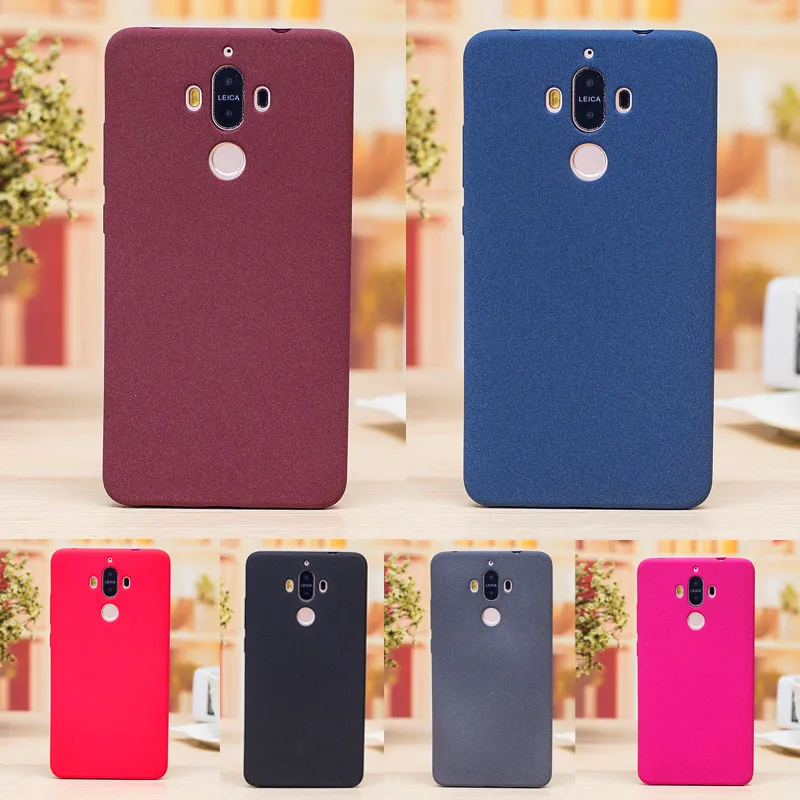 

2Pcs Huawei Mate 9 Mate9 Case Colored Plush Matte Feeling Silicone TPU Skin Soft Back Cover Phone Case for Huawei Mate 9 Mate9