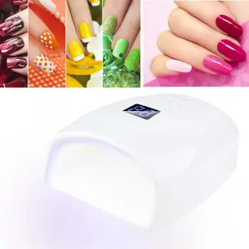 

Intelligent Sensor UV LED Nail Lamp Time Setting 48W 30pcs Lights Beads 100-240V