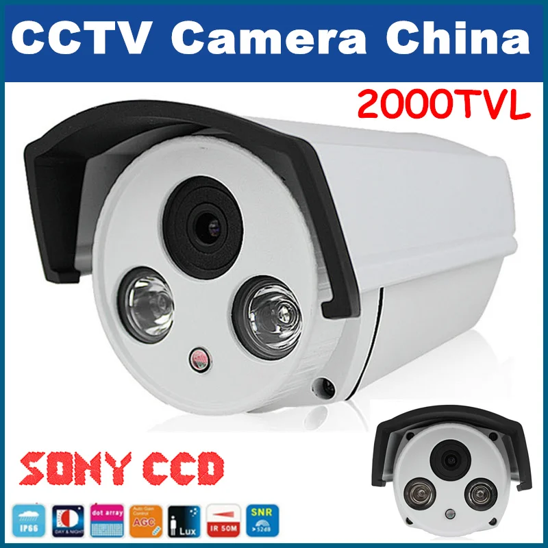 2000 TVL CCTV Gun Camera 1 3 Sony CCD 960H High Resolution Surveillance Security Camera 2