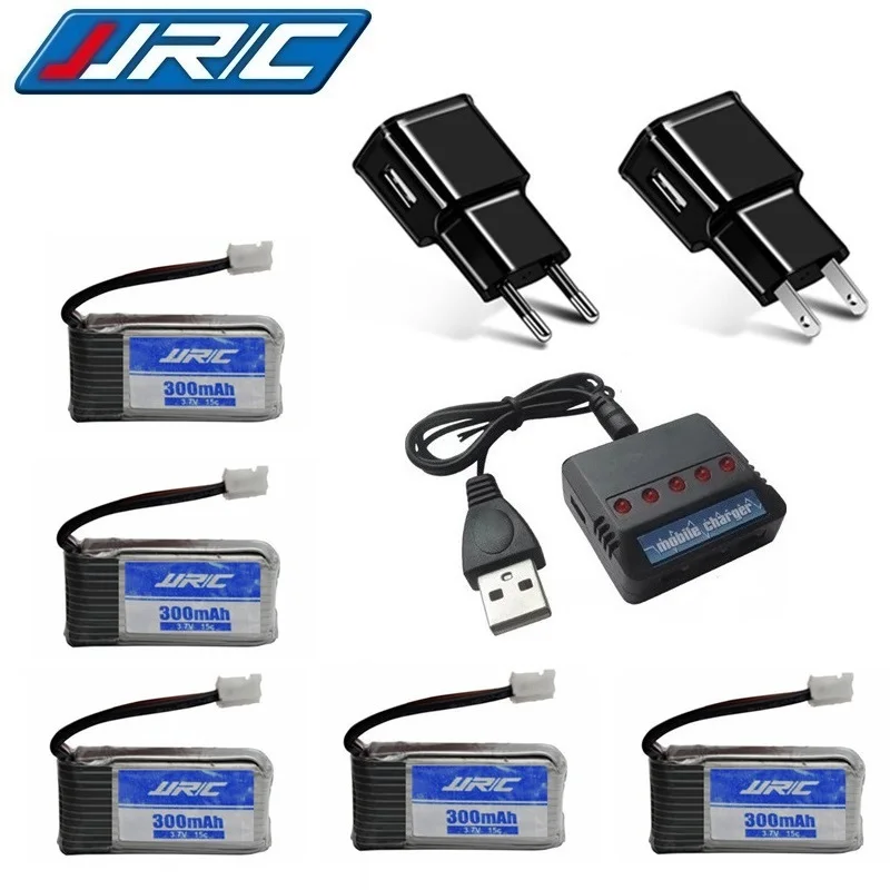 

Lipo Battery Charger Set For JJRC H56 3.7V 300mAh For JJRC H56 T2G Drone Battery RC Quadcopter Spare Part Lipo Battery 5pcs/lots