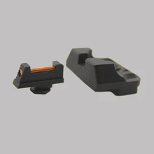 Набор прицелов. 230 волоконно-оптические передние прицелы и набор ЗАДНЕГО ПРИЦЕЛА для Glock