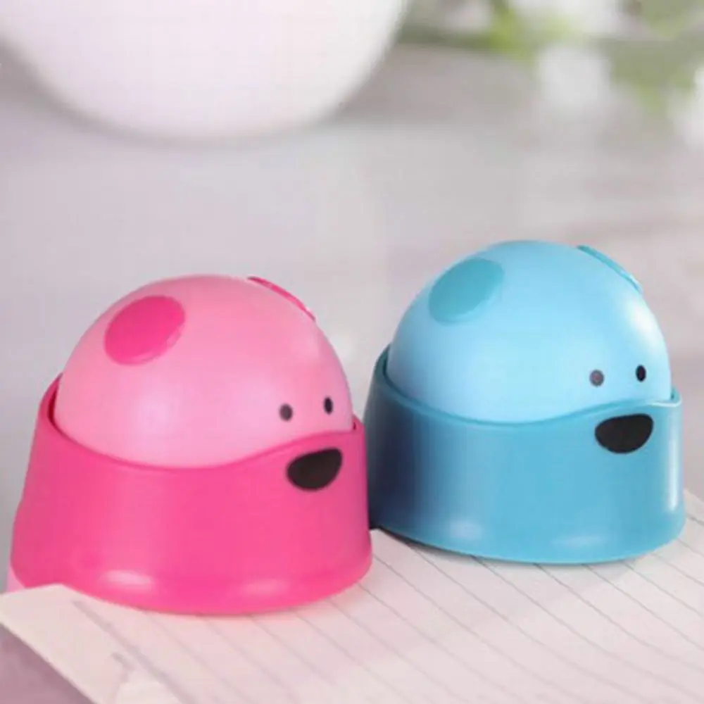 

NEW Creative Mini Bear Style Student Office Stapler Finisher Without Staple Staple-Free Stapler Eco-friendly