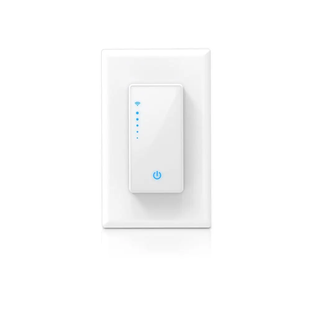 

Smart Dimmer Mains Dimming Switch Works With For Google Assistant Alexa As WiFi Light Switch Dimmer No Hub Required