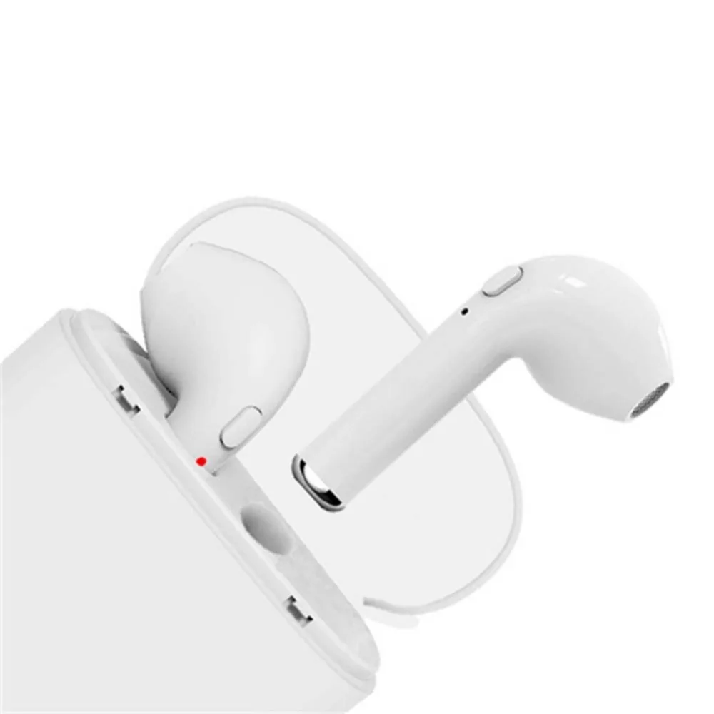 Wireless Headset Bluetooth Earpieces i7S Tws Earbuds Twins Earphone With Charging box Earphones For iPhone Samsung iphone Smart
