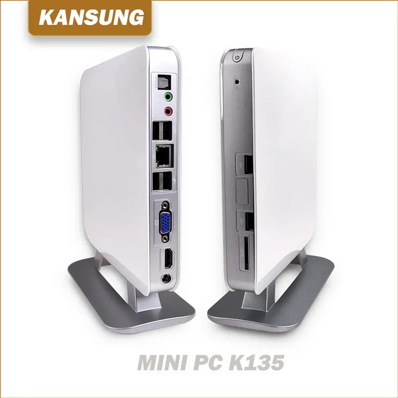 

Cheap China Mini Computer Fantastic Design PC Fan Barebone System Mini PC AMD E350D Dual Core 1.6GHz 6 USB Win 10