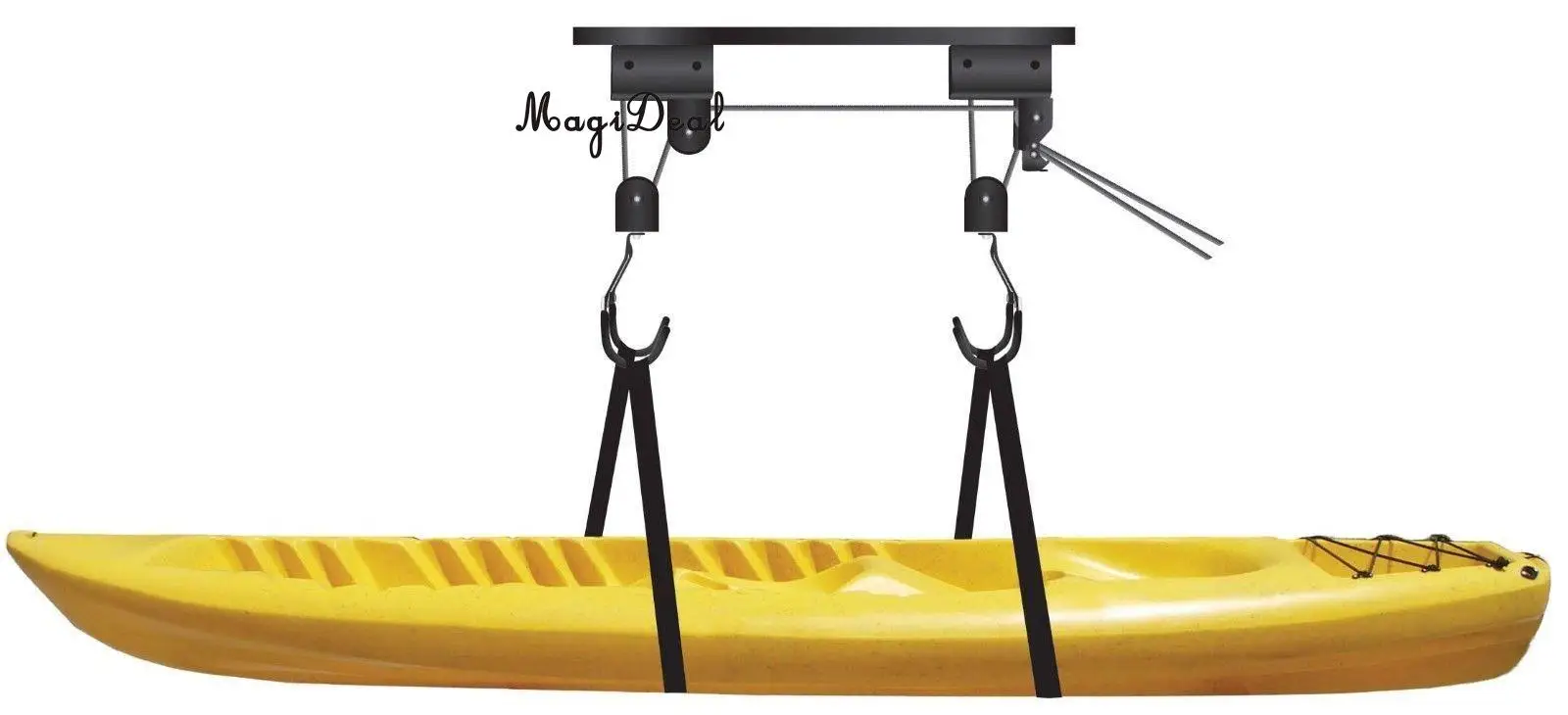 

MagiDeal Kayak / Canoe / Bike / Ladder Hoist & Lift Pulley System for Storage in Shop or Garage - 100 lb. Capacity
