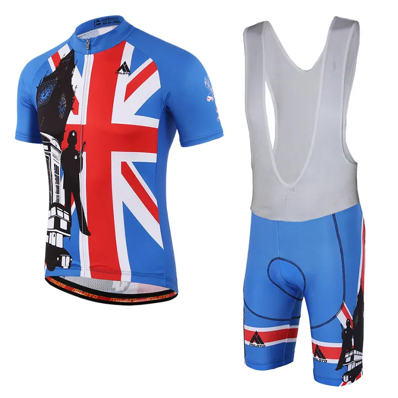 Download 2017 Cycling Jersey Set UK Flag Men's Short Sleeve Bike ...