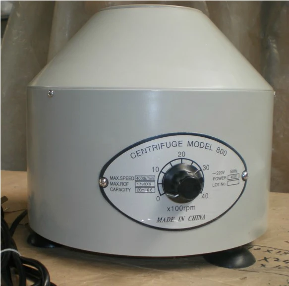 Электрическая Центрифуга Лабораторная Desktop 0 4000rpm Cap:20mlx6(800)|electric centrifuge|centrifuge