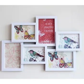 

Hot Selling Newest Factory Direct Simple Combination Conjoined Photo Frame Child Baby Plastic Photo Frame Studio To Pick Up