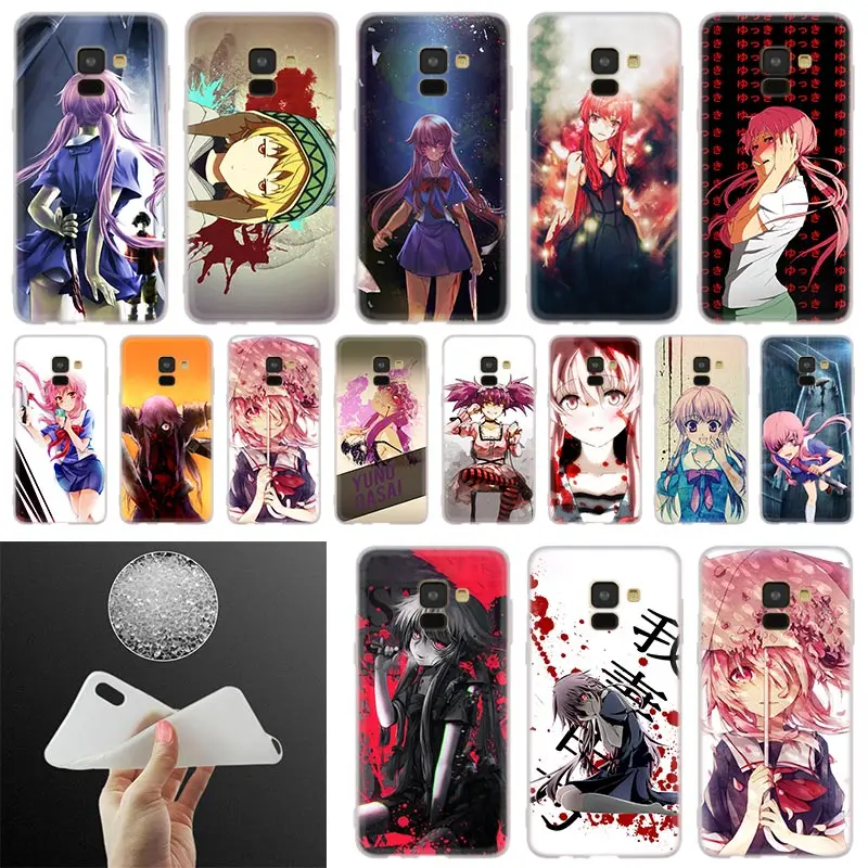 

Anime Mirai Nikki Soft Cover Phone Case For Samsung Galaxy A50 A10 A20 A30 A40 A60 A70 A6 A8 Plus A7 A9 2018 A3 A5 2017 A90