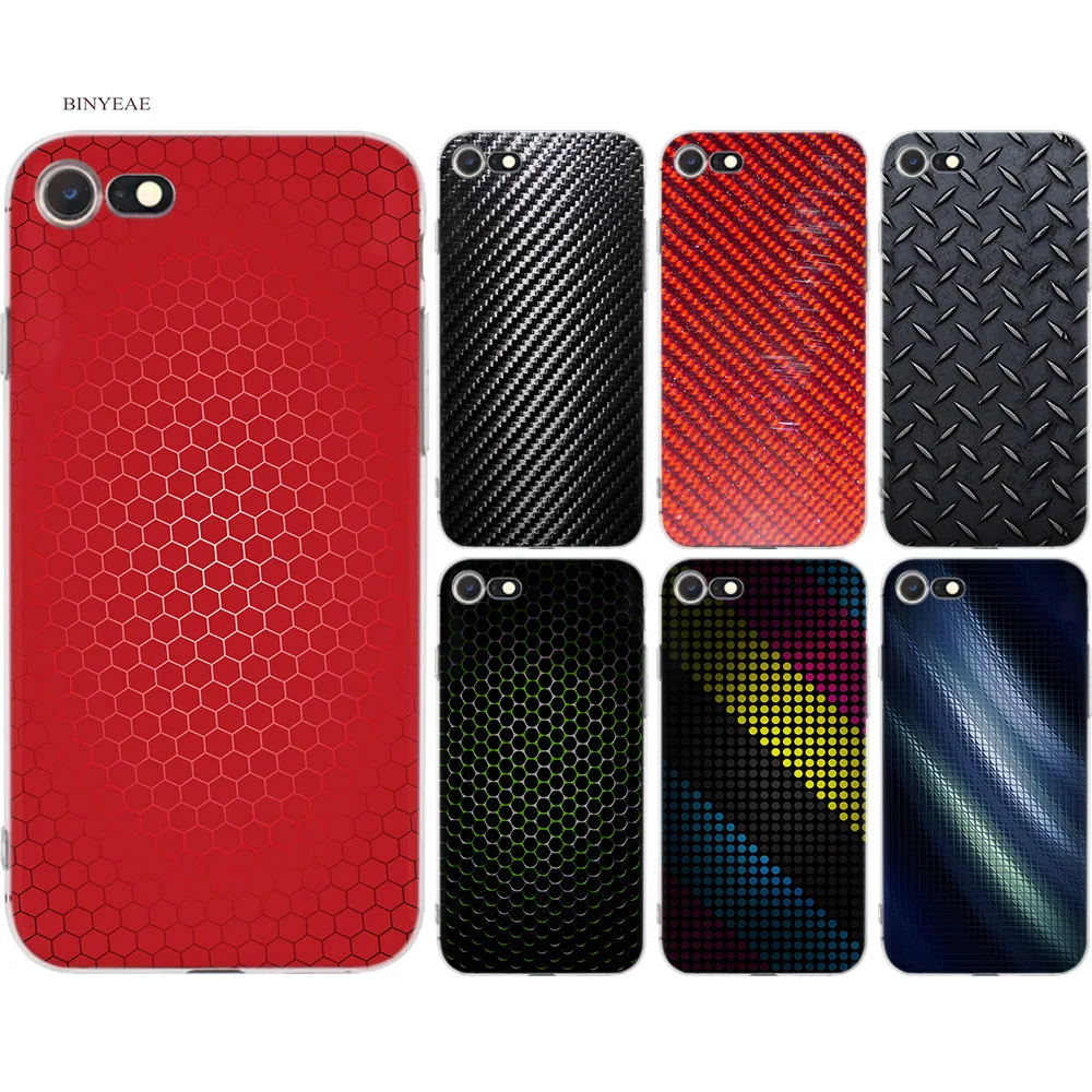 Best Carbon Venom Fiber Print Soft TPU Silicone Case Cover Coque for iPhone 7 8 6 6S Plus X 5 5S SE 5C 7Plus 8Plus 7+ Case Accessory