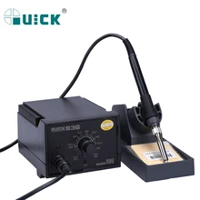 Быстрая 936 Антистатическая паяльная станция 60 Вт 110 В/220 В Регулируемая температура сварки паяльник SMD BGA ремонтный инструмент