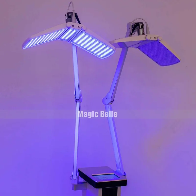 

Vertical Design dual treatment 7 Colors Light Photon LED Electric Facial Mask PDT Skin Rejuvenation for beauty salon