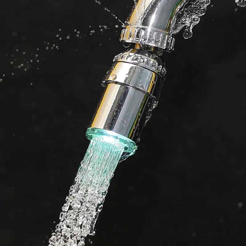 

LED Faucet Light Tap Nozzle RGB Color Blinking Faucet Aerator Water Saving Kitchen Bathroom Accessories