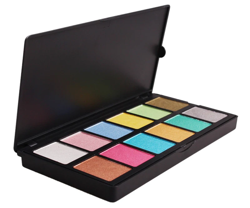 Shimmer da Paleta da Sombra de Olho Pigmento em pó Paleta da Sombra de Maquiagem Paleta de Beleza Novo Cores Camadas Design Pressionado Cosméticos 24 2 4 Pigmento Em Pó Paleta Da Sombra de