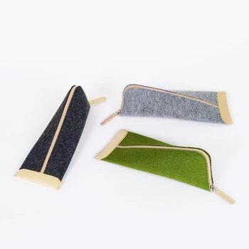

Felt pencil case High capacity estuche escolar Creativity pencilcase trousse scolaire stylo kalem kutu cute stationery pen case