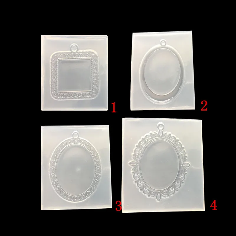 

Hand-made Time Gem Drop Rubber Mould with Holes with Full Mirror DIY