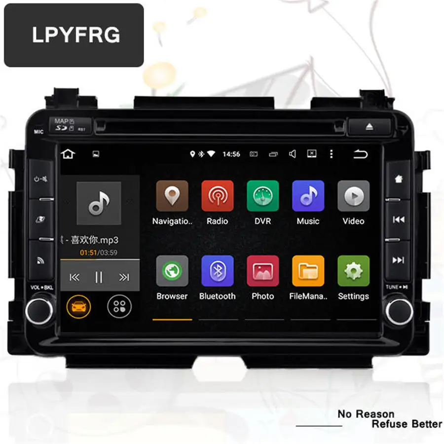 New Types Quad Core 8\ Android 7.1 Car DVD Player for Honda HRV 13-17 Vezel stereo tape recorder 4G radio gps stereo heat units New Types Quad Core 8\ Android 7.1 Car DVD Player for Honda HRV 13-17 Vezel stereo tape recorder 4G radio gps stereo heat units