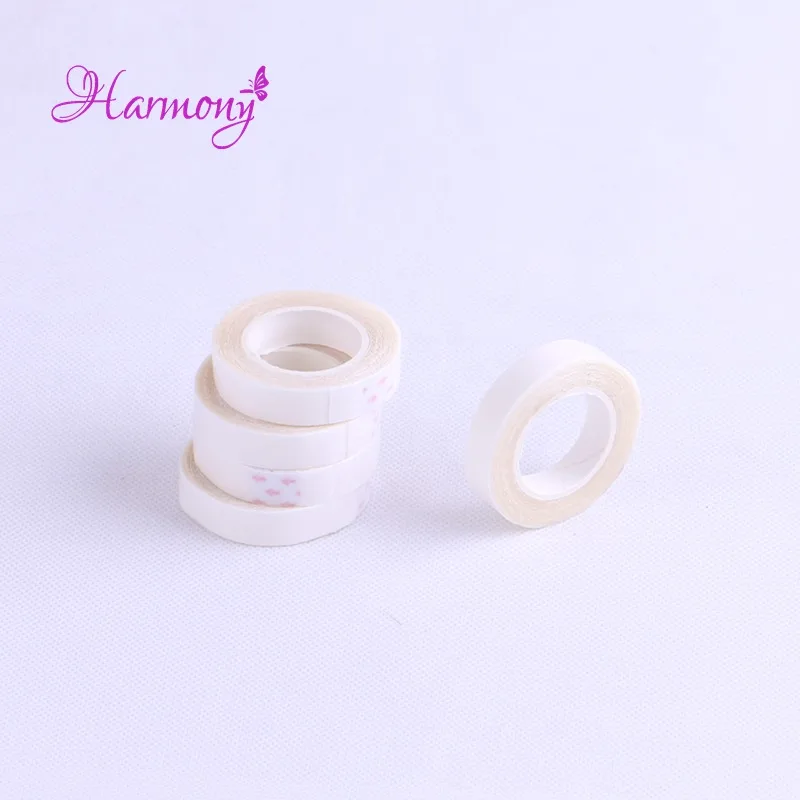 FREE SHIPPING 5 Rolls 1cm*3m Blue Color Super Quality Hair Extension Tape Double Sided Adhesive Tape for PU Skin Weft Tape Hair