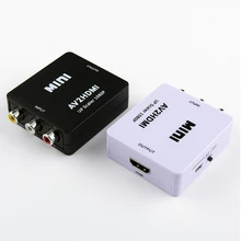 

AV to HDMI Video Converter Box Mini AV TO HDMI Converter Signal HD Video Converter Support NTSC PAL Output Digital Set-top Box