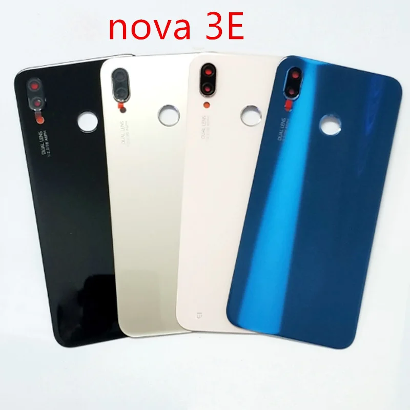 BaanSam для Huawei Nova 3e/P20 Lite стеклянная задняя крышка Крышка батарейного отсека Корпус