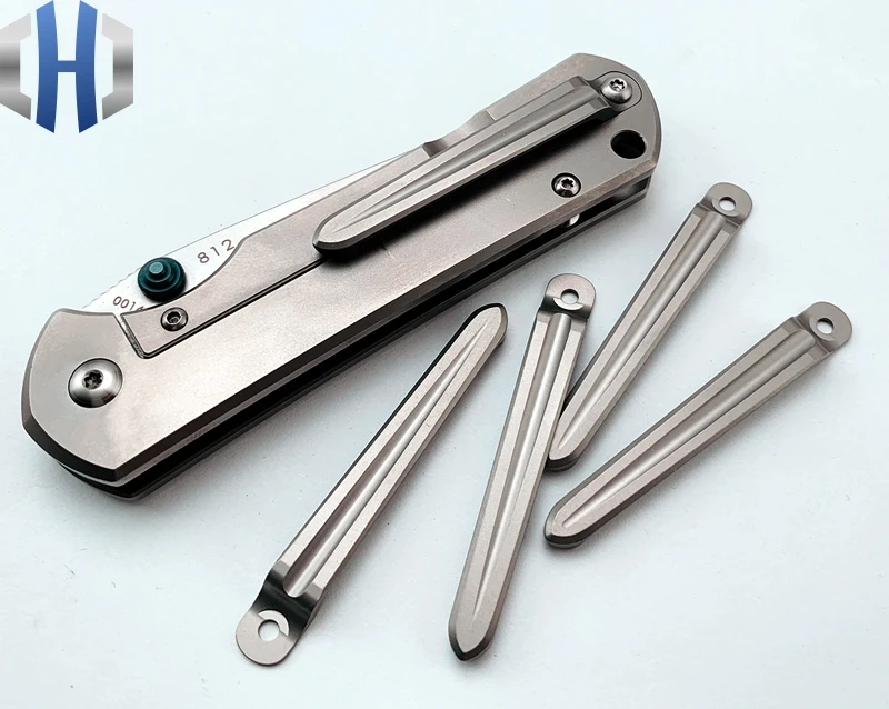 Back Clip Titanium 812 Titanium Alloy One Piece Back Clip 901 902 9103 Knife Back Clip Knife Aliexpress