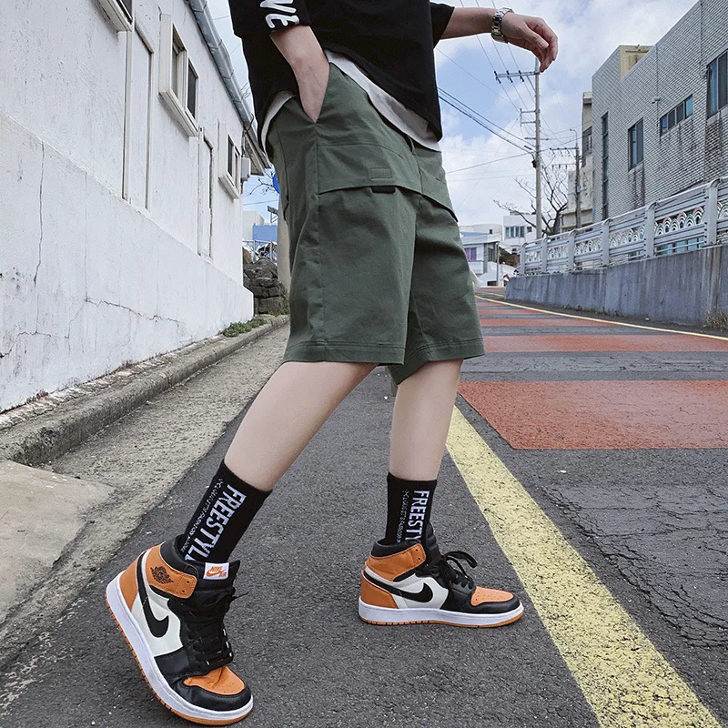 Fashion Summer Cargo Shorts Men Cotton Joggers Casual Short Home Pockets Sport Solid Plus Size Khaki Black Green Street Wear 4XL Fashion Summer Cargo Shorts Men Cotton Joggers Casual Short Home Pockets Sport Solid Plus Size Khaki Black Green Street Wear 4XL