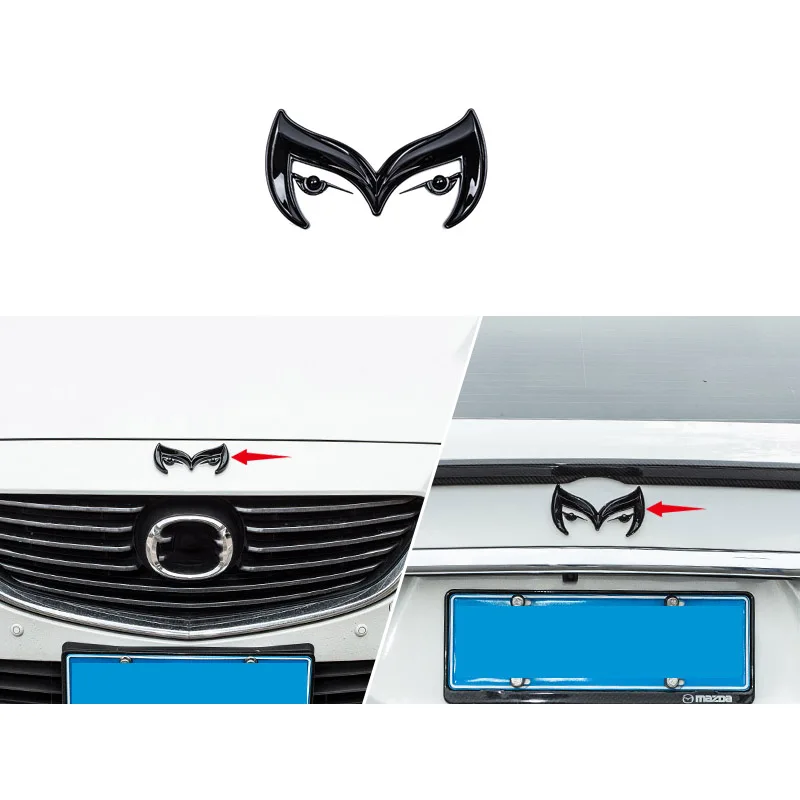 Злой м эмблемы багажник значок крышка Сова эмблема отделка Подходит для мазда6 ATENZA мазда3 Axela M3 M6 3D ABS