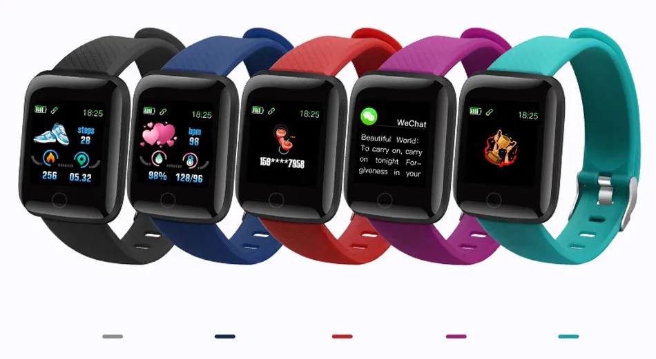 SALFRESA A6 Smart Bracelet Fitness Tracker 1.3 Inch Colorful HD Screen Sport Watch Waterproof IP67 Healthy Tracking Smart Band-17