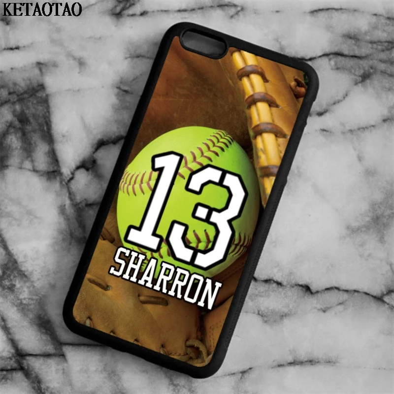 KETAOTAO Number 13 and Name Softball Phone Cases for