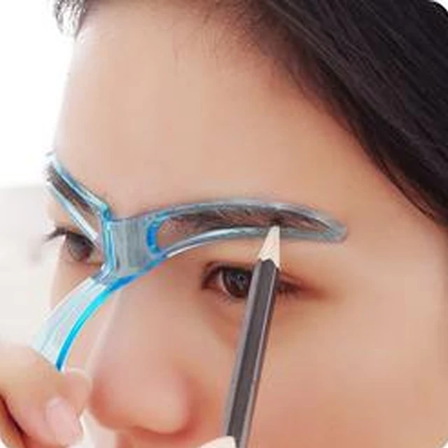 Cheap 1 PC Blue Eyebrow Stencil Shaping Grooming Eye Brow Guide Model Drawing Eyebrow Template Reusable Design Makeup Tool Cheap 1 PC Blue Eyebrow Stencil Shaping Grooming Eye Brow Guide Model Drawing Eyebrow Template Reusable Design Makeup Tool