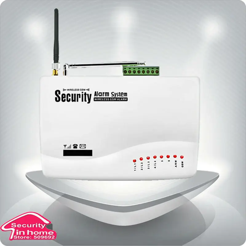 

DIY  GSM SMS Wireless&Wired Voice Home House Alarm panel Security System host