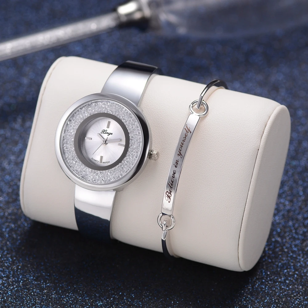 

Xinge Brand Women Watches Bracelet Watch Ladies Bracelet Watches Trend Wristwatch Bracelet Waterproof Creative Watches Suit