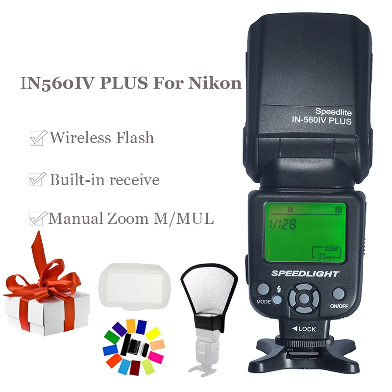INSEESI IN 560IV IN560IV PLUS & PIXEL M8 ЖК Фонарик Беспроводная вспышка Speedlite TF 362 беспроводной