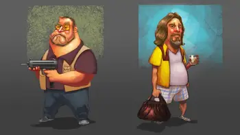 

Living room home wall decoration fabric poster The Big Lebowski The Dude Walter Sobchak movies