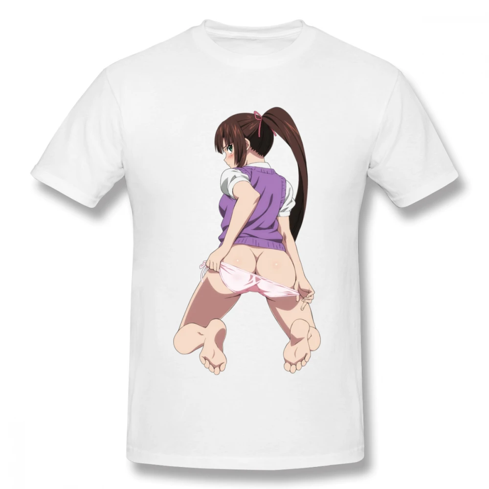 

Male HENTAI Sexy Anime Girl T Shirt Stylish Streetwear 100% Cotton T Shirt