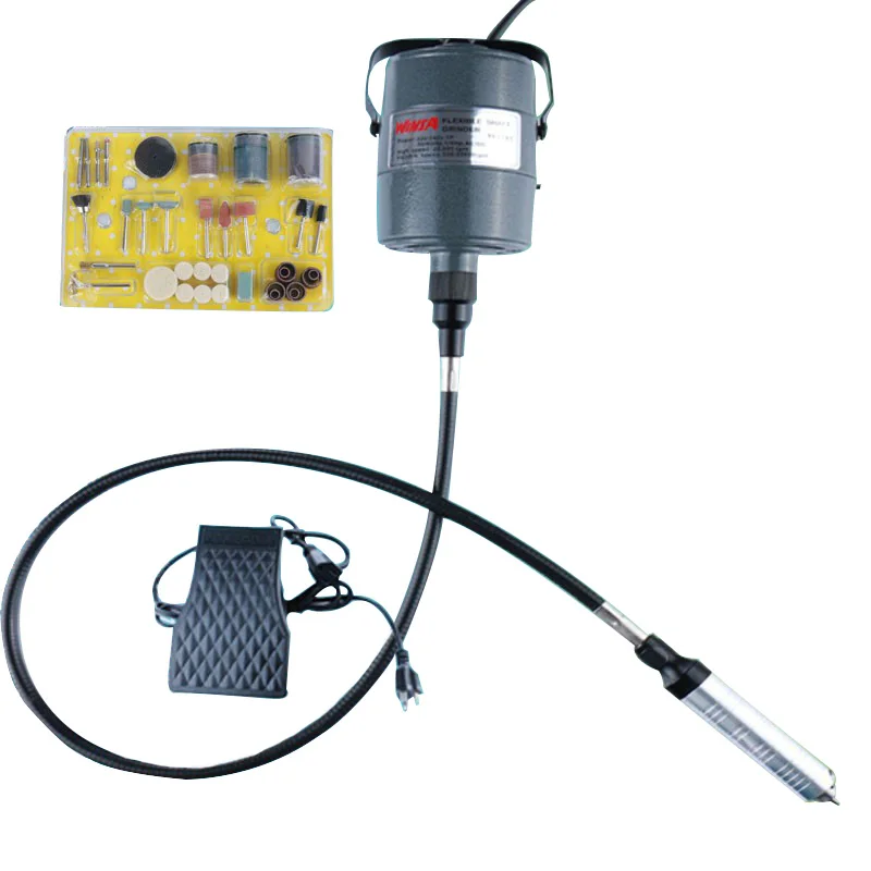 220V high power imported flexible shaft machine, flexible spindle shaft