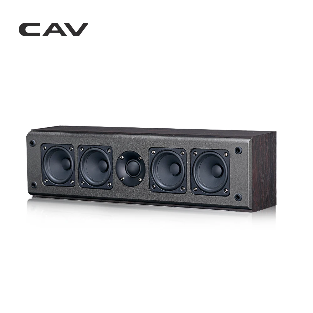 CAV SP950CS High-end Home Theater 5.0 DTS Wooden Passive Speaker Center Surround Sound Speakers System Coaxial Transmission