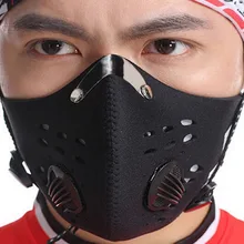 Активированный уголь Анти Пыль велосипедная ветрозащитная велосипедная маска для лица cycleRacing Лыжная полумаска для лица крутой стиль# y30