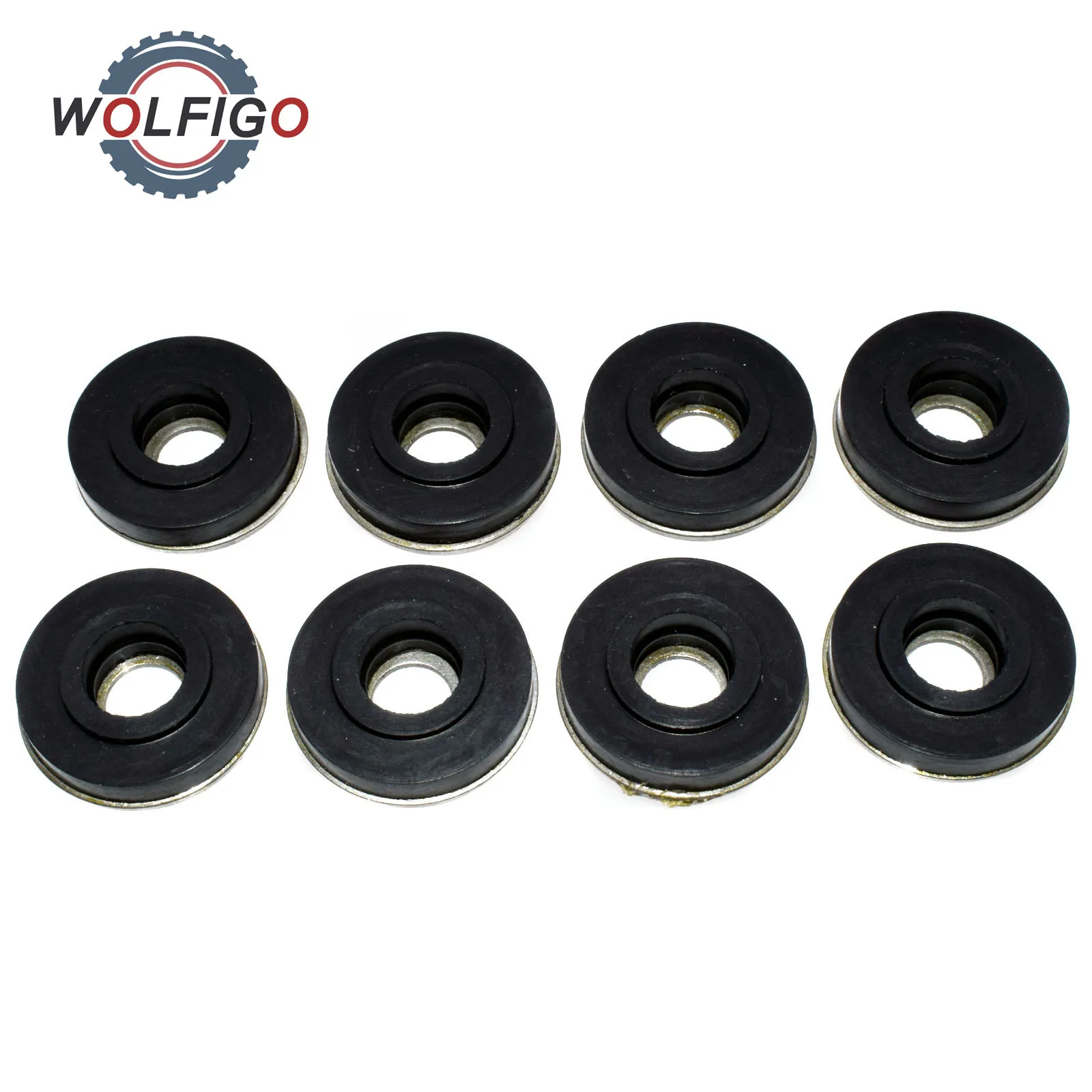 

WOLFIGO Engine Valve Cover Bolt O-Ring Grommet Seal 90442P73J00 12342-PT2-000 for Honda Civic Del Sol Acura Integra Type R