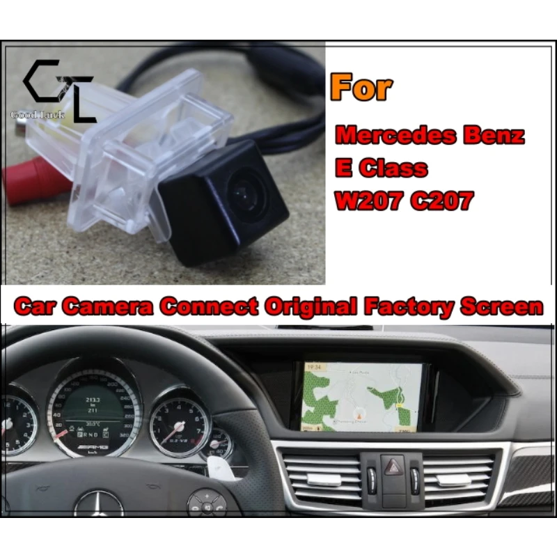 ##BUY Original Screen For Mercedes Benz E W207 C207 2010 ~ 2012 Car Parking Rear View Camera CCD Car Camera Original car screen